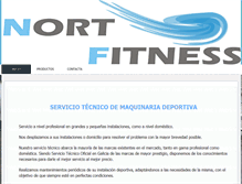Tablet Screenshot of nortfitness.com